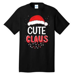 Cute Santa Claus Christmas Matching Costume Tall T-Shirt