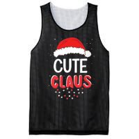 Cute Santa Claus Christmas Matching Costume Mesh Reversible Basketball Jersey Tank