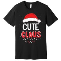 Cute Santa Claus Christmas Matching Costume Premium T-Shirt