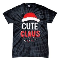 Cute Santa Claus Christmas Matching Costume Tie-Dye T-Shirt