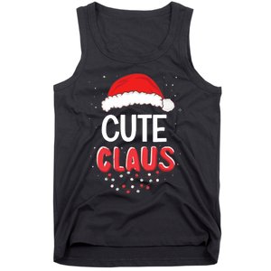 Cute Santa Claus Christmas Matching Costume Tank Top