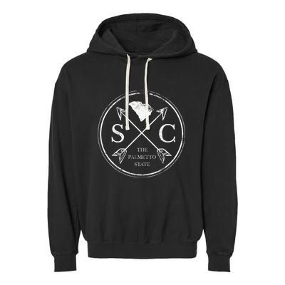 Cute South Carolina Sc The Palmetto State Garment-Dyed Fleece Hoodie