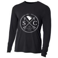 Cute South Carolina Sc The Palmetto State Cooling Performance Long Sleeve Crew