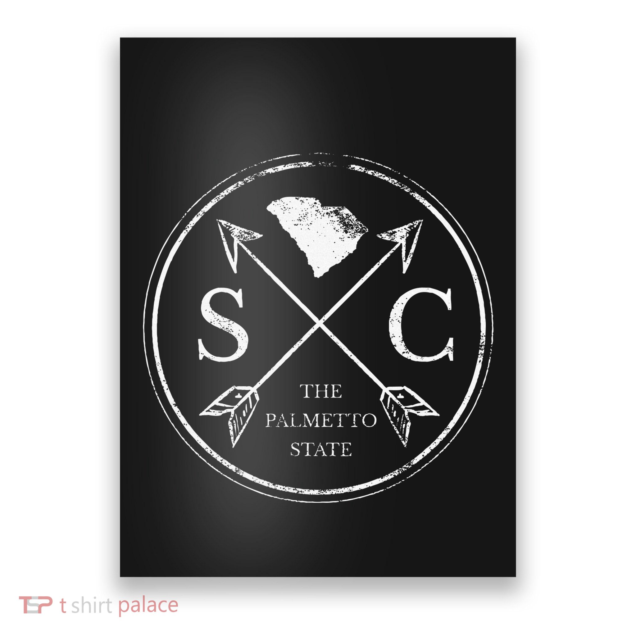 Cute South Carolina Sc The Palmetto State Poster