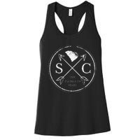 Cute South Carolina Sc The Palmetto State Women's Racerback Tank