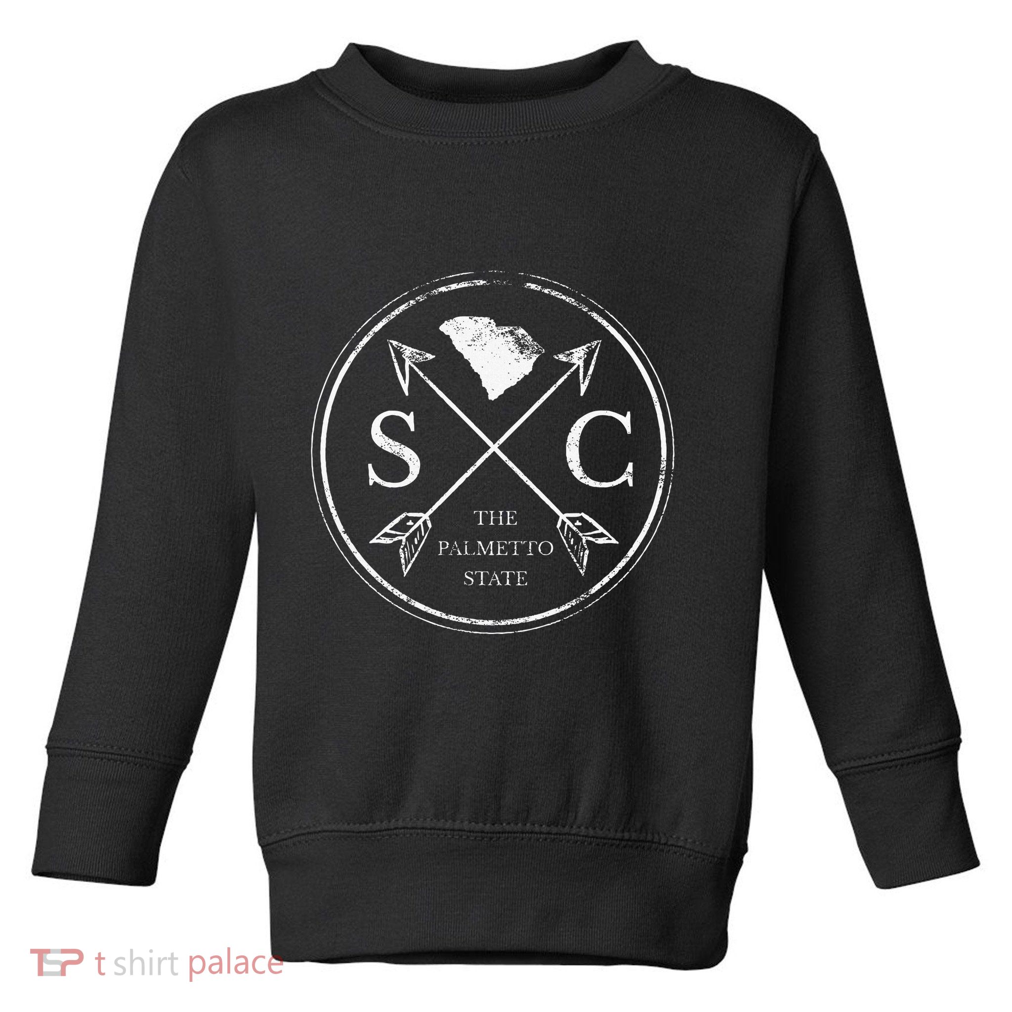 Cute South Carolina Sc The Palmetto State Toddler Sweatshirt