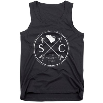 Cute South Carolina Sc The Palmetto State Tank Top