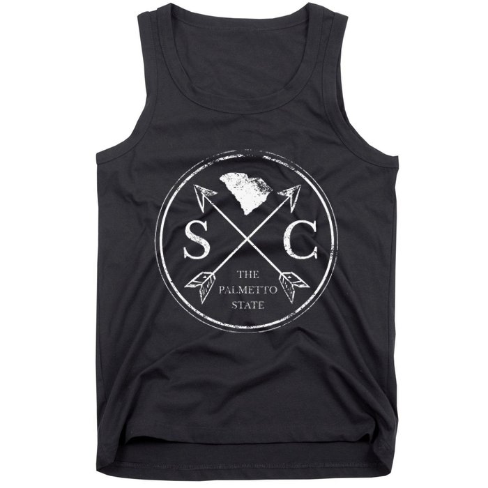 Cute South Carolina Sc The Palmetto State Tank Top