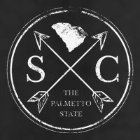 Cute South Carolina Sc The Palmetto State Golf Towel