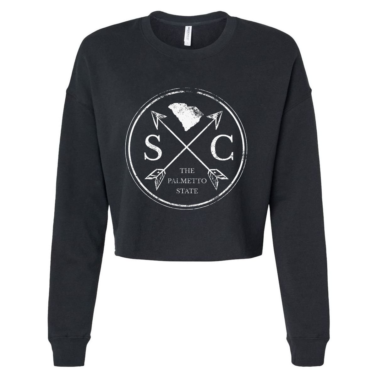 Cute South Carolina Sc The Palmetto State Cropped Pullover Crew