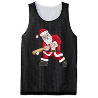 Christmas Santa Claus With Baseball Bat Baseball Mesh Reversible Basketball Jersey Tank