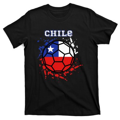 Chile Soccer Chilean Flag Futbol Fan Jersey T-Shirt