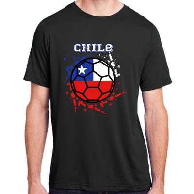 Chile Soccer Chilean Flag Futbol Fan Jersey Adult ChromaSoft Performance T-Shirt