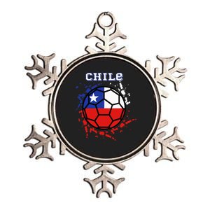 Chile Soccer Chilean Flag Futbol Fan Jersey Metallic Star Ornament