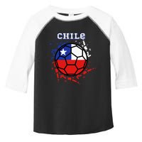 Chile Soccer Chilean Flag Futbol Fan Jersey Toddler Fine Jersey T-Shirt