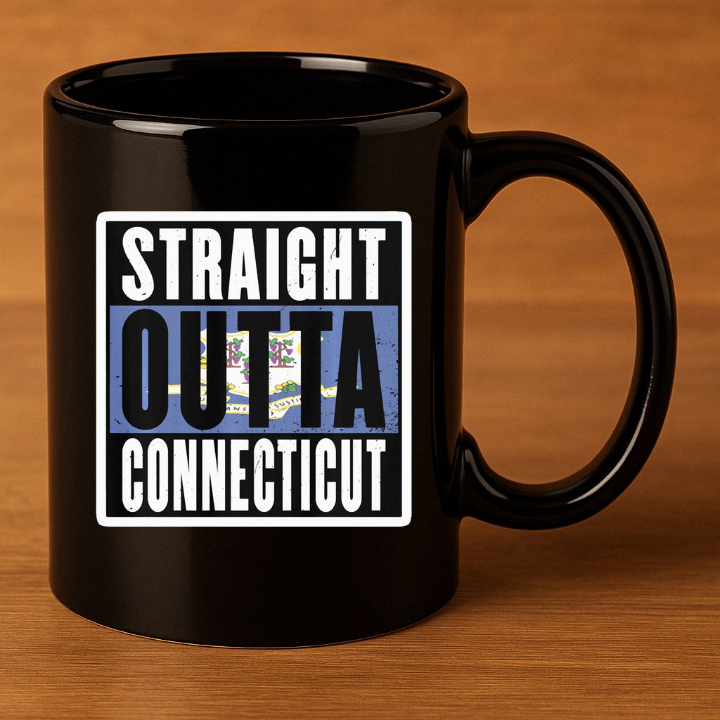Connecticut State Ct Home State Love 11oz C Handle Ceramic Mug