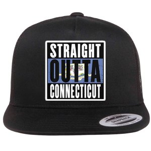 Connecticut State Ct Home State Love Flat Bill Trucker Hat