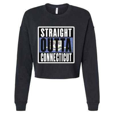 Connecticut State Ct Home State Love Cropped Pullover Crew