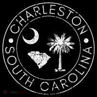 Charleston South Carolina Flag State Map Sc Home Vintage T-Shirt