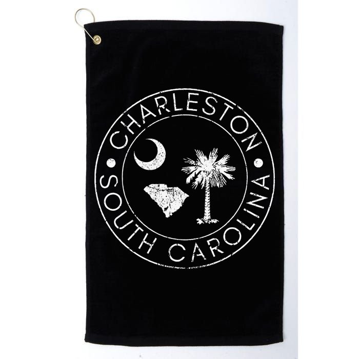 Charleston South Carolina Flag State Map Sc Home Vintage Golf Towel