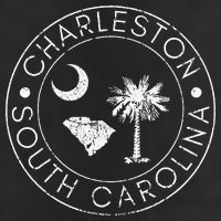 Charleston South Carolina Flag State Map Sc Home Vintage Golf Towel