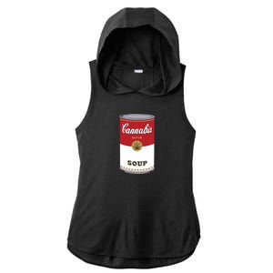 Cannabis Soup Ladies PosiCharge Tri-Blend Wicking Draft Hoodie Tank