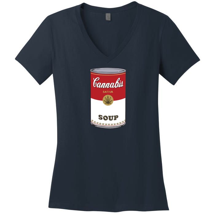 Cannabis Soup Women's V-Neck T-Shirt