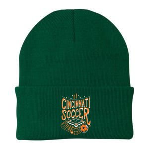 Cincinnati Soccer Cincy Futbol Cool Nati Skyline Knit Cap Winter Beanie