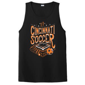 Cincinnati Soccer Cincy Futbol Cool Nati Skyline PosiCharge Competitor Tank