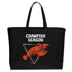 Crawfish Season Cajun Crawfish Boil Love Crayfish Seafood Gift Cotton Canvas Jumbo Tote