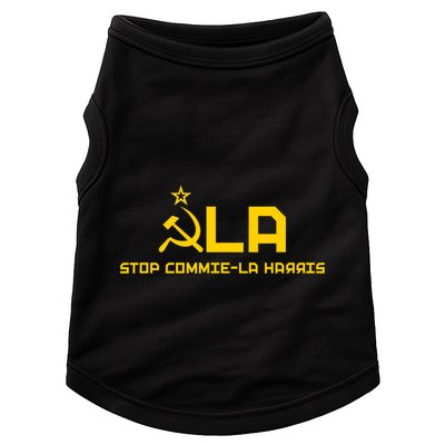 Commiela Stop Commie La Harris Stop Kamala Trump 2024 Doggie Tank