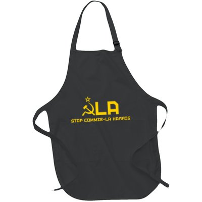 Commiela Stop Commie La Harris Stop Kamala Trump 2024 Apron