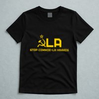 Commiela Stop Commie La Harris Stop Kamala Trump 2024 T-Shirt