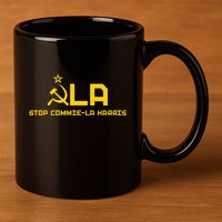 Commiela Stop Commie La Harris Stop Kamala Trump 2024 11oz C Handle Ceramic Mug