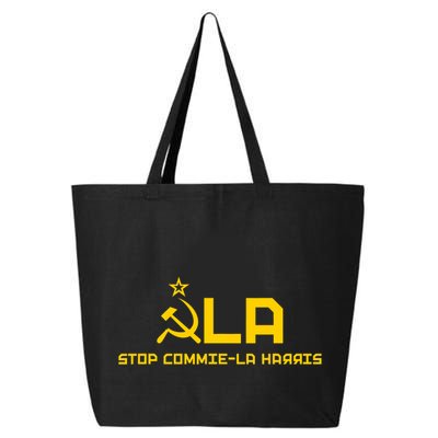 Commiela Stop Commie La Harris Stop Kamala Trump 2024 25L Jumbo Tote