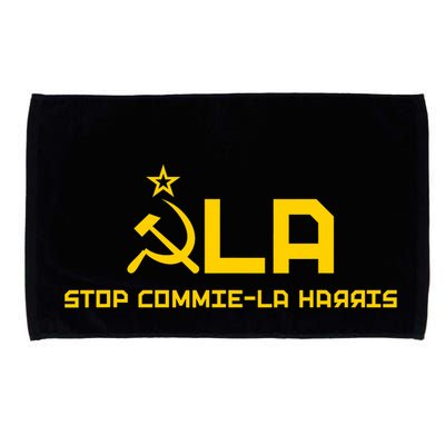 Commiela Stop Commie La Harris Stop Kamala Trump 2024 Microfiber Hand Towel