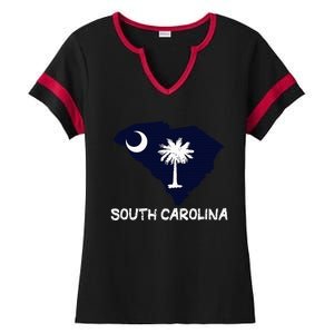 Cool South Carolina State Ladies Halftime Notch Neck Tee