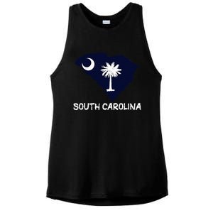 Cool South Carolina State Ladies PosiCharge Tri-Blend Wicking Tank