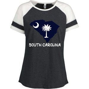 Cool South Carolina State Enza Ladies Jersey Colorblock Tee