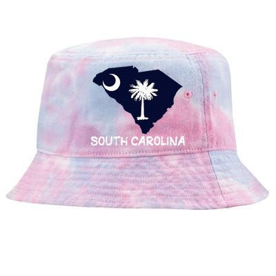 Cool South Carolina State Tie-Dyed Bucket Hat