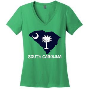 Cool South Carolina State Women's V-Neck T-Shirt