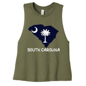 Cool South Carolina State Women's Racerback Cropped Tank