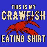Crawfish Season Clothing This Is My Crawfish Eating Gift Tall T-Shirt