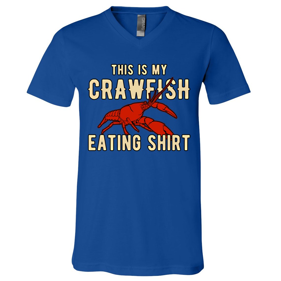 Crawfish Season Clothing This Is My Crawfish Eating Gift V-Neck T-Shirt