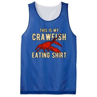 Crawfish Season Clothing This Is My Crawfish Eating Gift Mesh Reversible Basketball Jersey Tank