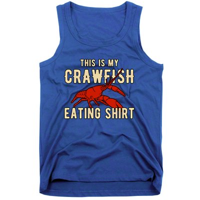 Crawfish Season Clothing This Is My Crawfish Eating Gift Tank Top