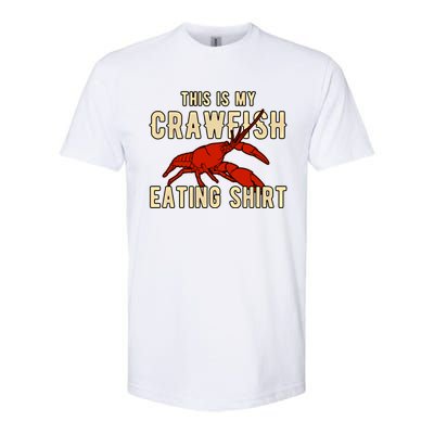 Crawfish Season Clothing This Is My Crawfish Eating Gift Softstyle CVC T-Shirt