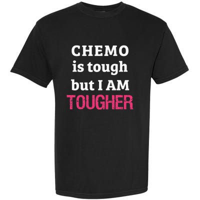 Chemo Support Chemotherapy Care Package Pink Beat Cancer Garment-Dyed Heavyweight T-Shirt