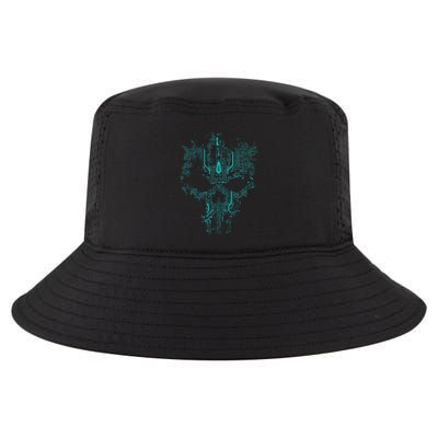 Circuit Skull Cool Comfort Performance Bucket Hat