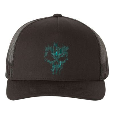 Circuit Skull Yupoong Adult 5-Panel Trucker Hat